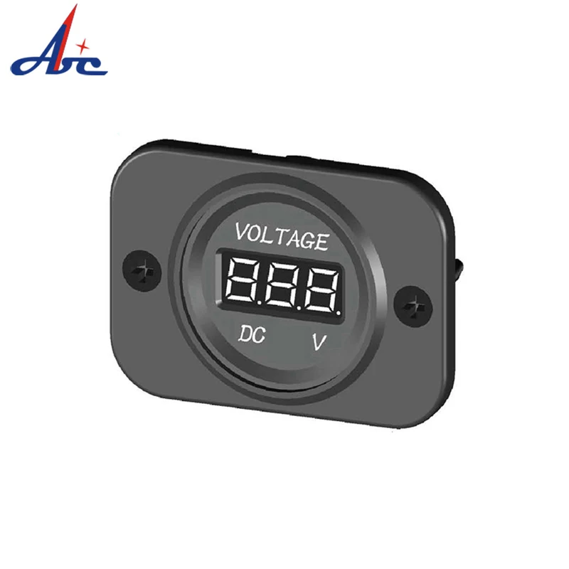 

12V 24V Car Cigarette Lighter Voltmeter Socket DS4 Series Car Power Socket Motorcycle Voltmeter Gauge