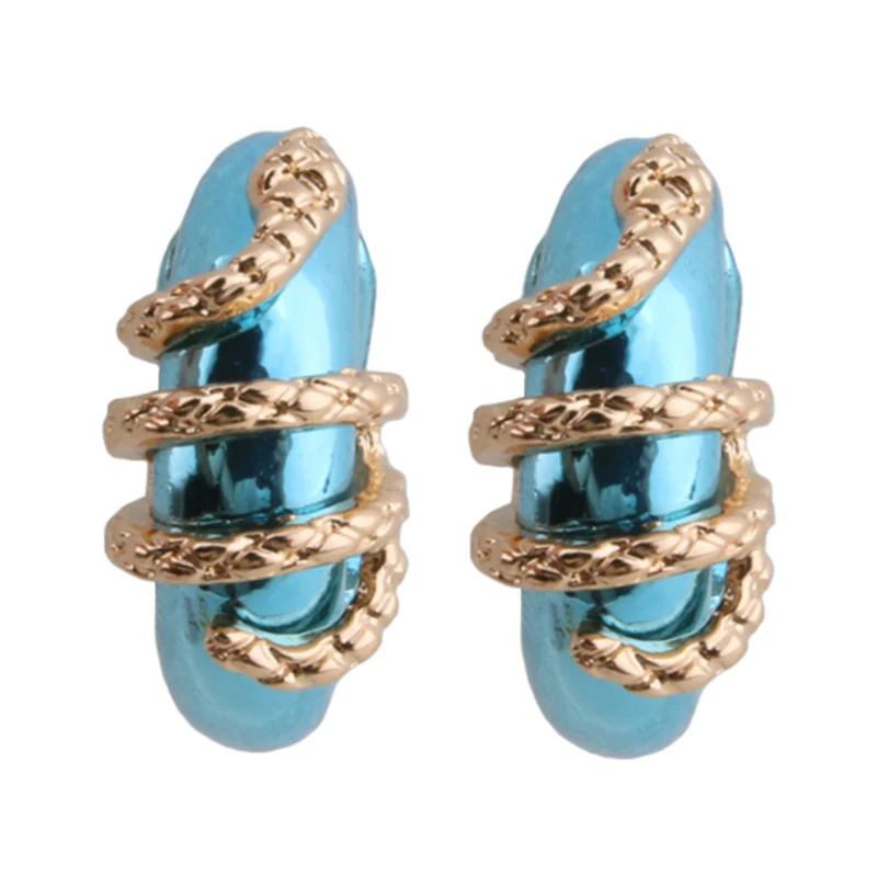 NeeFu WoFu Drop Snake Earring for Woman Copper Ear Ring Large Brinco Accessories Oorbellen Earrings wholesale jewelry gift