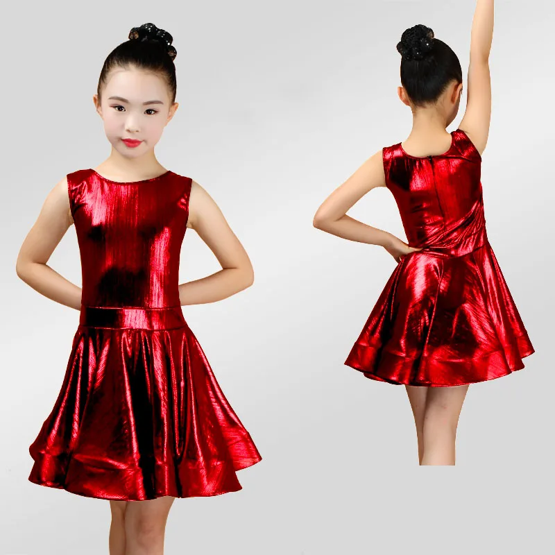 Meisjes Latin Dans Jurk Kinderen Prestaties Kostuum Latin Danswedstrijd Jurk Kids Tango/Rumba/Samba Dans Kleding DQL874