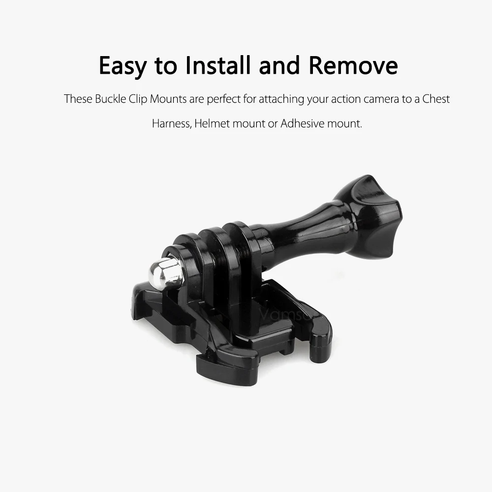 Vamson for GoPro Accessories Activity Base Long Screw Mount For Gopro Hero 11 10 9 8 7 6 5 4 for SJCAM for Xiaomi for yi  VP108