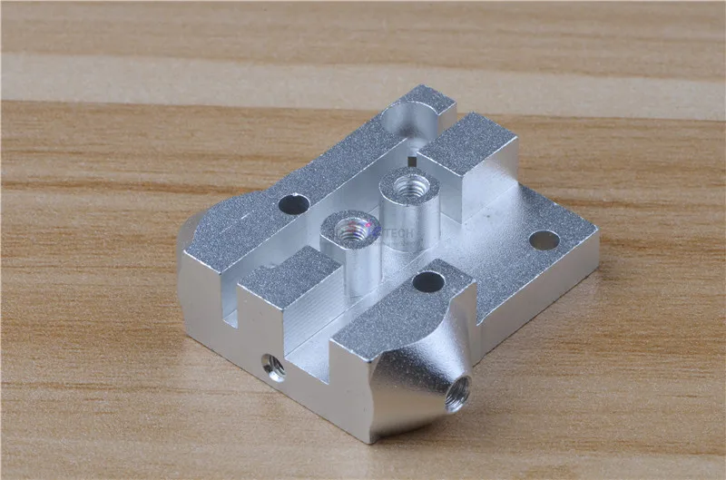3pcs 3D aluminum alloy delta for Reprap for Kossel slide M3 M4 tackle bore distance 20x20mm moving block for closed loop Belt