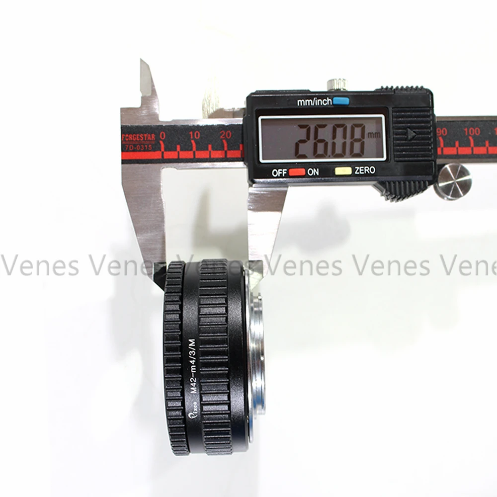 VENES M42-M4/3/M/, Adjustable Macro to Infinity Lens Adapter For M42 Mount Lens to Suit for Micro Four Thirds 4/3 Camera