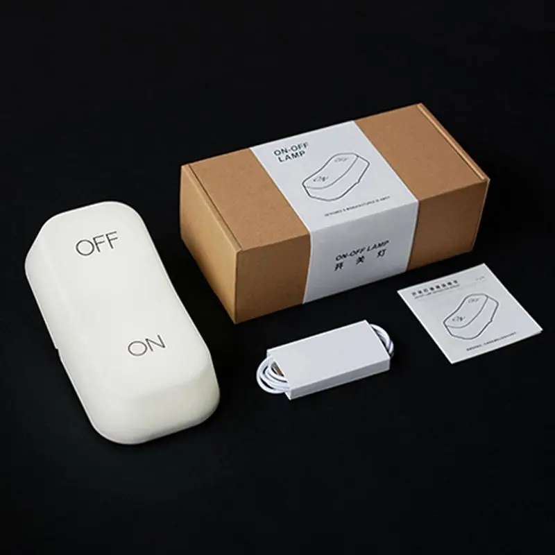 الإبداعية مفتاح مستشعر قابل للتعديل على الخروج LED ليلة ضوء السرير الجدول لمبة مكتب الاطفال هدية USB قابلة للشحن 2 وسائط