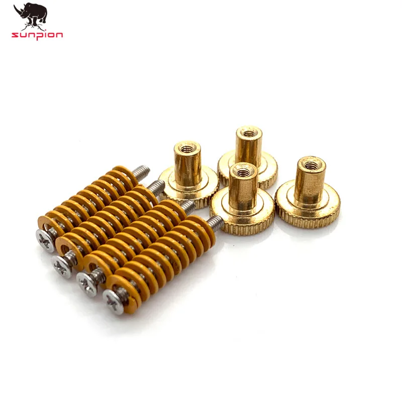 3d Printer Parts Ultimaker 2 Hot Bed Spring Leveling Kit M3*30 Screw&nut Leveling Spring Kit For Heated Bed Cr10 Ender-3 PrusaI3