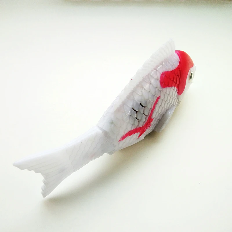 Whole Body Light Electric Music Rocking Fish Tail Will Be Brighter With Lamp Electronic Plastic Flashing Battery Operated 2021