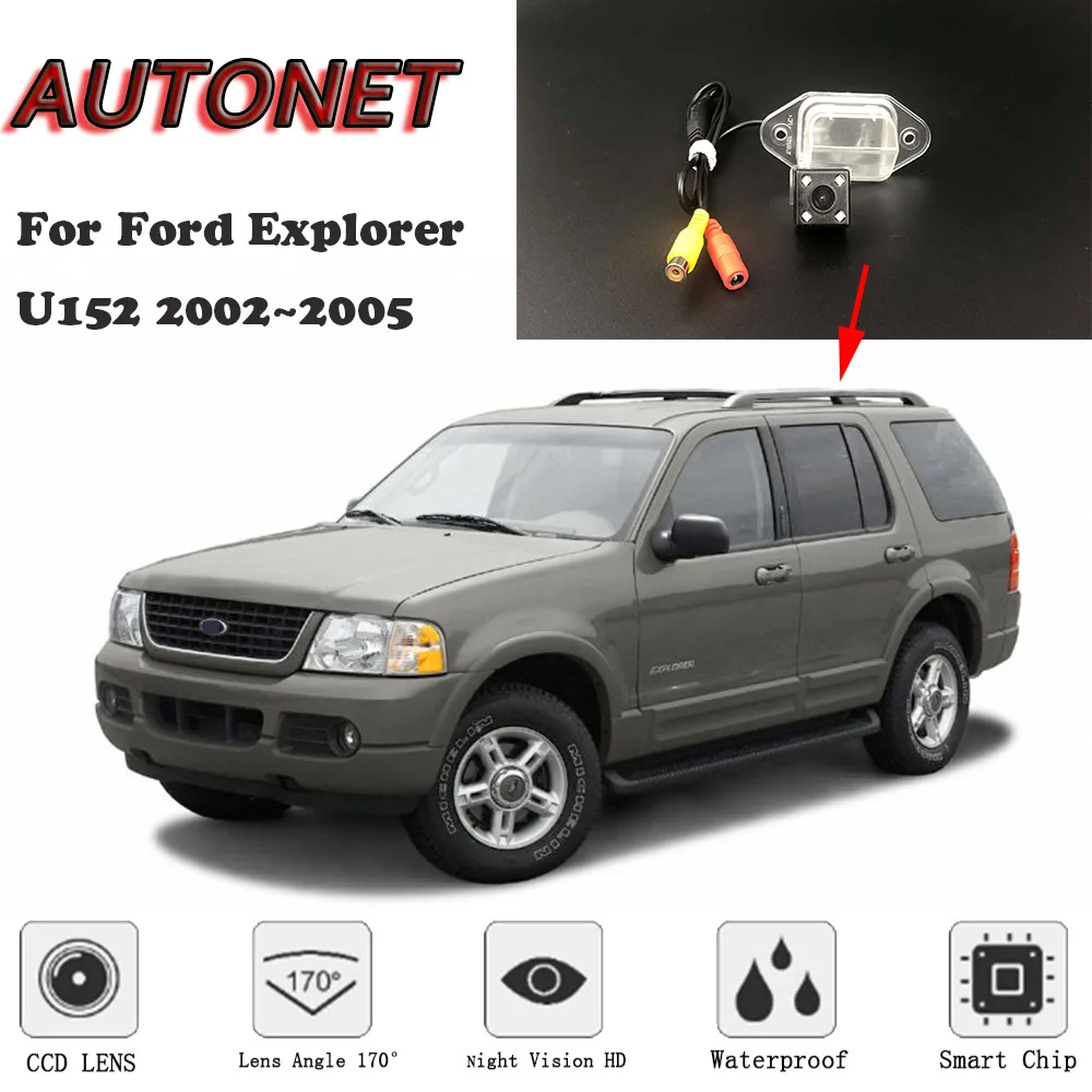 AUTONET Backup Rear View camera For Ford Explorer U152 2002 2003 2004 2005 Night Vision parking camera license plate camera