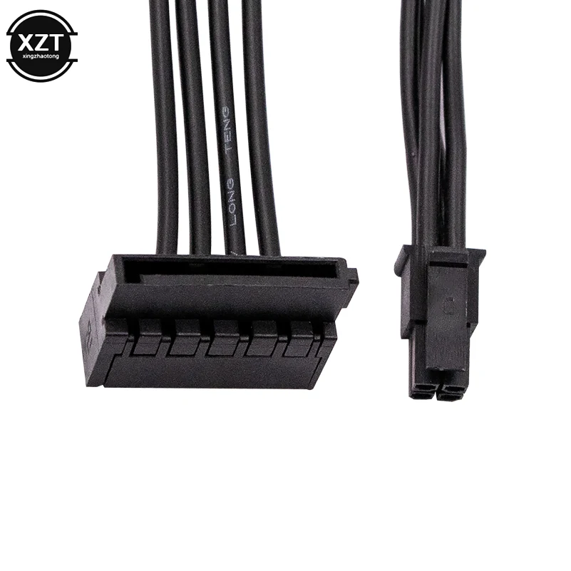 Câble d'alimentation Mini 4 broches tournant 2 SATA pour Lenovo M410 M415 B415 510SA, Interface de carte mère 4 broches vers deux SATA SSD