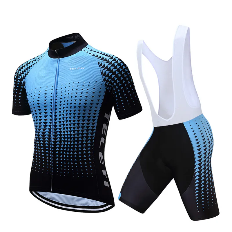 

Teleyi 2021 Breathable Cycling Clothing Ropa Ciclismo Summer Racing Sport Cycling Jersey Sets Maillot Ciclismo mtb Bike Jersey