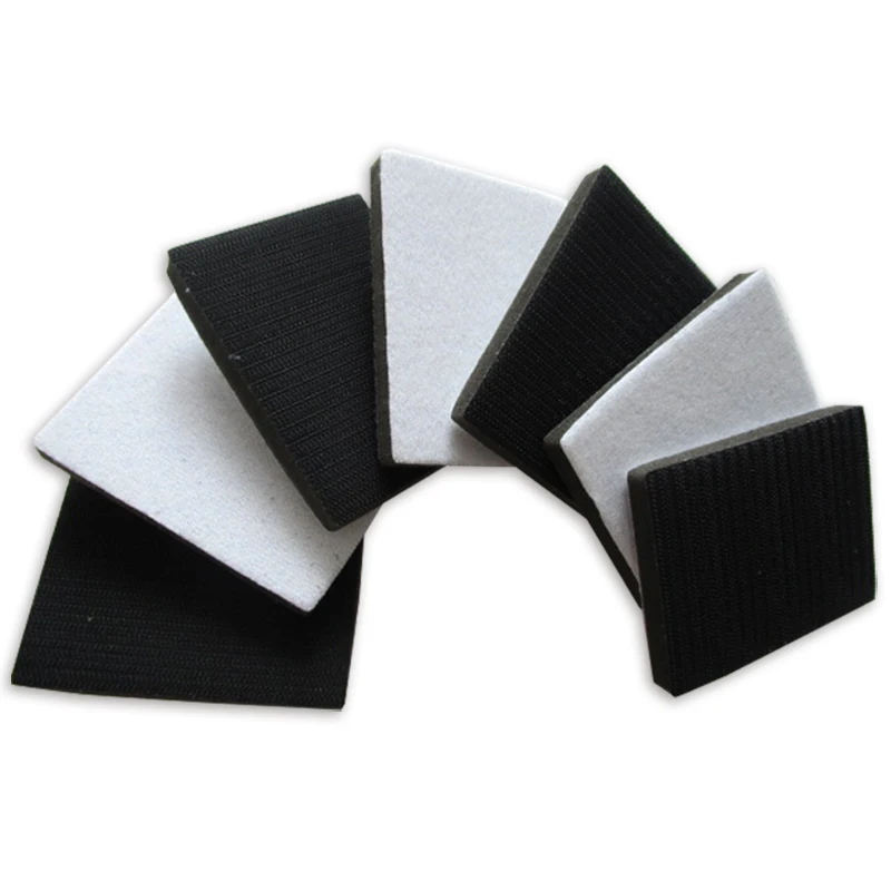 75*100mm Rectangle Soft Sponge Interface Pad Damping Pad for Sander Backing Pad Abrasive tools Accessories - Hook and Loop