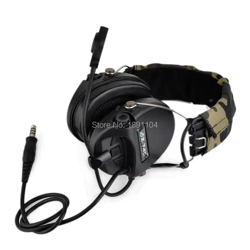 Element airsoft Z-TAC anti-noise Sordin tactical Headset Noise Canceling IPSC Headphone for Airsoft Hunting ( z111)