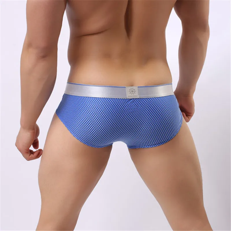 New Sexy  Men\'s Briefs Shorts BRAVE PERSON Trunks Low Waist Hit Color Underwear B1152