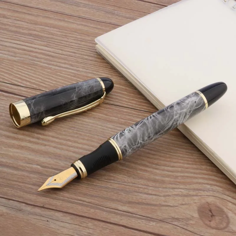 high quality brand jinhao x450 METAL fountain Pen Blue green golden ink pen Office school supplies Writing Gift