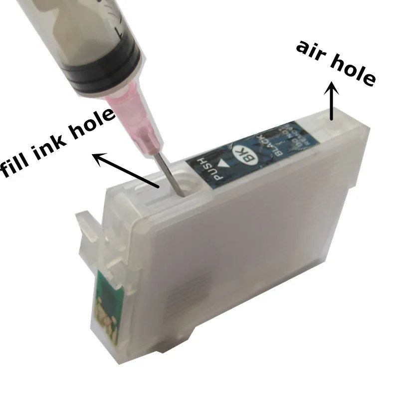 71 T0711 refillable ink cartridge for epson Stylus DX7400 DX7450 DX8400 DX8450 DX9400F S20 S21 SX100 SX110 SX105 SX115 printer