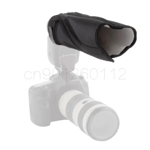 Reflector de luz de velocidad plegable Universal, Snoot sellado, Softbox difusor, doblador para SB900 SB600 430EX 580EX Flash Softbox