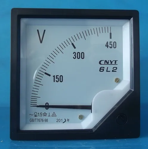

Free shipping 6L2 series 0-450V AC Voltmeter generator voltmeter 80x80mm suit for all the generator