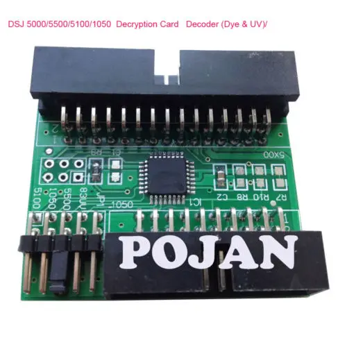 NEW Ink Decryption card For  Designjet 5000 5500 PS 1050C Ink Cartridge Permanent Chip ink plotter cartridge card parts POJAN