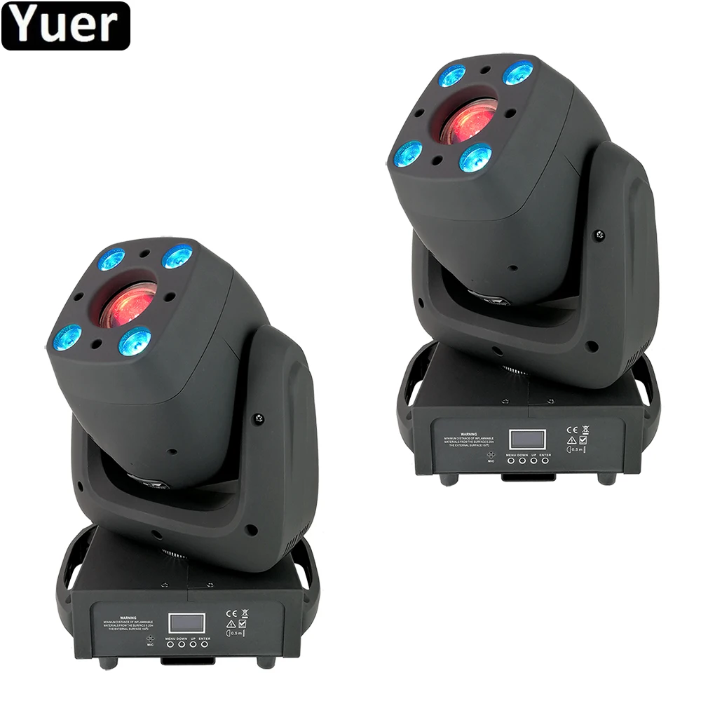 

2Pcs/Lot LED Spot Wash Moving Head Light DMX512 Control and 3 Prism face Professional Stage Party Disco DJ Stage Lighting Effect