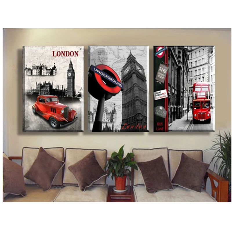 

Crafts Sticker 5diy diamond painting London City Scenery car wedding decoration cross stitch diamond embroidery needleworkZP-720