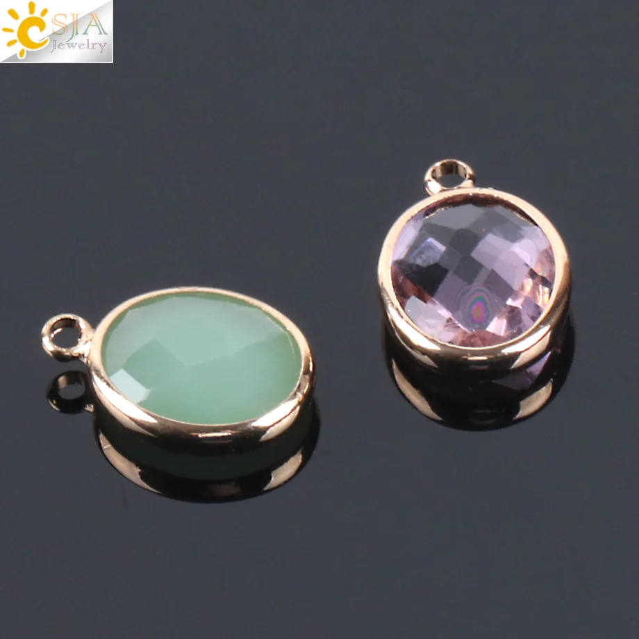 CSJA Hot Sale Fashion 11MM Crystal Glass Czech Beads 10pc Clear Bead Faceted Single Hole Craft Material for Jewelry Making E974