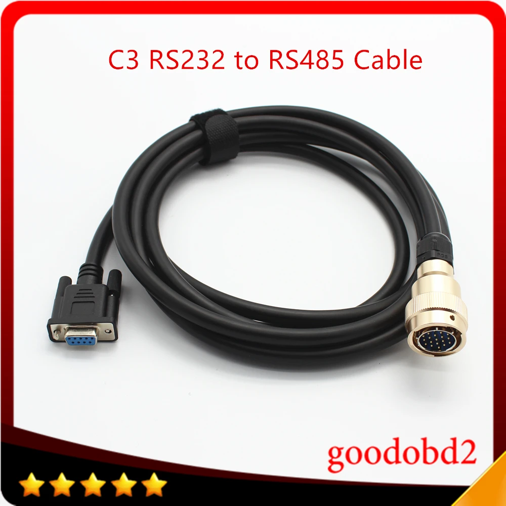 Car OBD2 Cable For MB Star C3 Multiplexer Adapter Accessories Connector RS232 to RS485 Cable Car Diagnostic Tools Cables