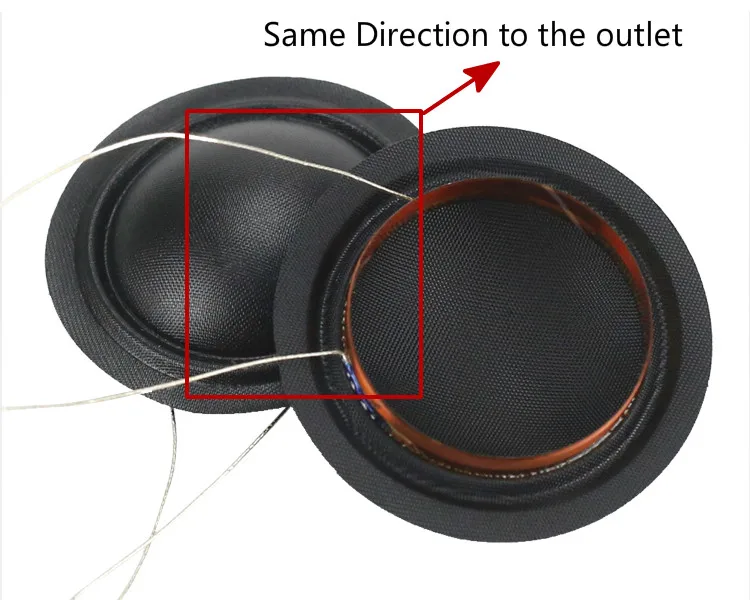 12PCS 25.5mm Same Side Silk Dome Tweeters Voice Coil 6OHM 8ohm Membrane KSV Universal 25.5 Core 100pcs
