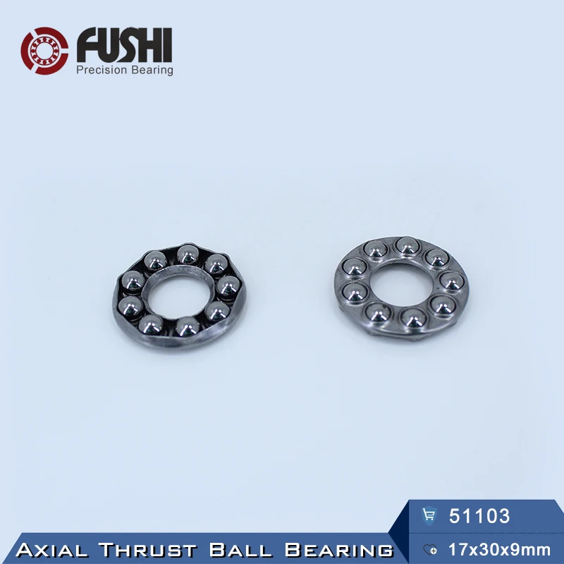 

51103 Thrust Bearing 17*30*9 mm ( 8 PCS ) ABEC-1 Axial 51103 Ball Bearings 8103