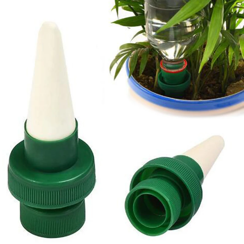 

4pcs Watering Device Ceramic Self Watering Spikes Automatic Flower Drip Irrigation Watering Stakes System for Indoor Outdoor Use