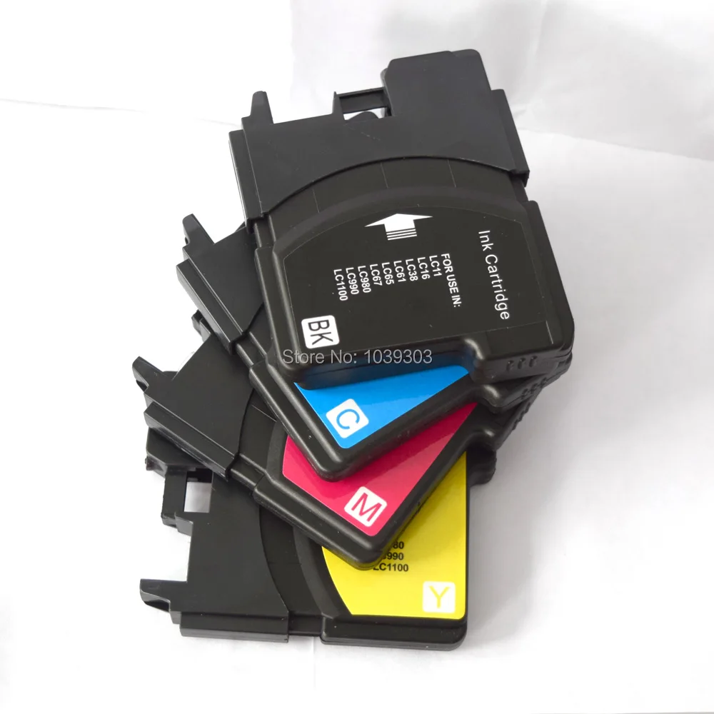 

4x Compatible Ink Cartridge LC980 LC1100 LC61 for DCP-195C DCP-197C DCP-365CN DCP-373CW DCP-535CN DCP-585C DCP-585CW