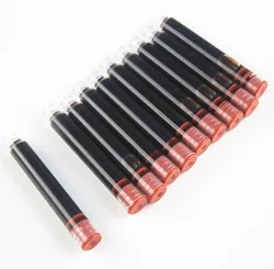 Pluma estilográfica de tamaño Internacional, cartuchos de tinta, paquete de 30 (marrón)