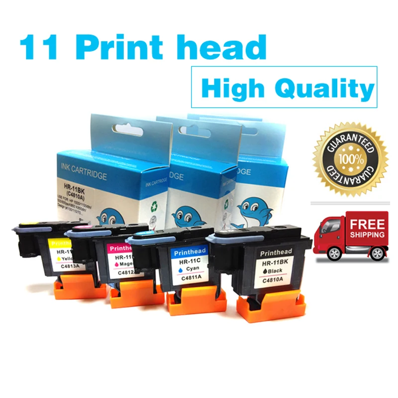 hotselling C4810A C4811A C4812A C4813A compatible for hp11 Printhead head for 1000 1100 1200 2200 2280 2300 2600 2800 100 500