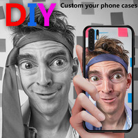 DIY Custom photo name Cover Case For Lenovo K5 Play Pro K320T A5 S5 Pro Z5 K5 K350T 2018 L38041 L38011 Back Cover Coque Capa