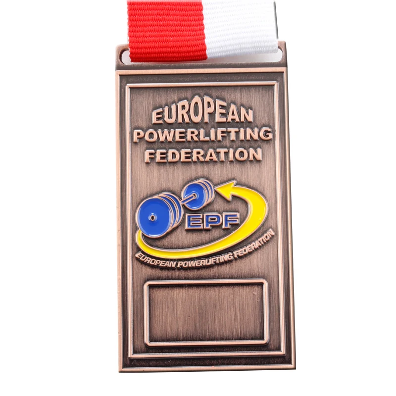 

custom antique medal high quality custom metal Commemorative medal low price custom sports Medals Weightlifting Medallion