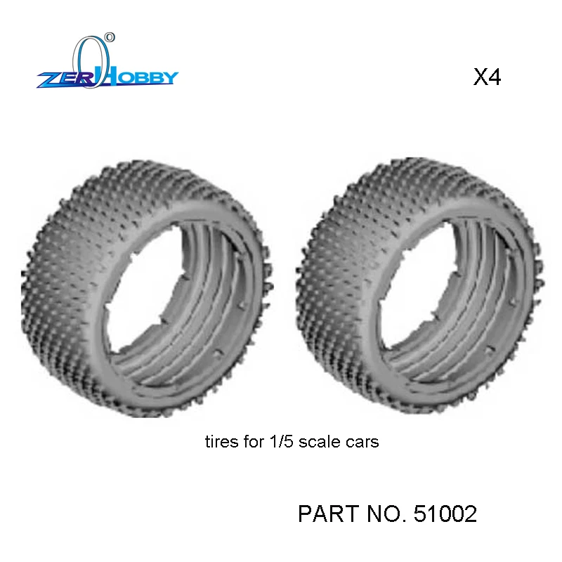 Samochód zdalnie sterowany HSP części do zabawek akcesoria gumowe opony do HSP 1/5 OFF drogowe ze zdalnym sterowaniem BAJA 94054 i BUGGY 94059 (nr części. 51002)