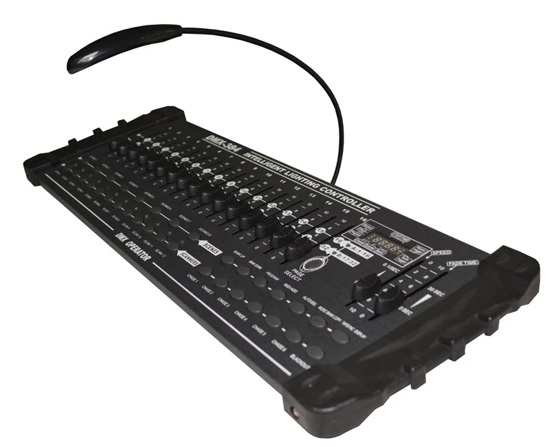 Imagem -02 - Transporte Rápido Dmx512 384 Canais Dmx Luz Console Dmx Controlador dj Controlador 16 Controle Deslizante