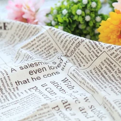 English Newspaper Printing Style Photography Backdrops Diablement Cloth Photo Accessories for Foods Jewelry Cosmetic Footwear