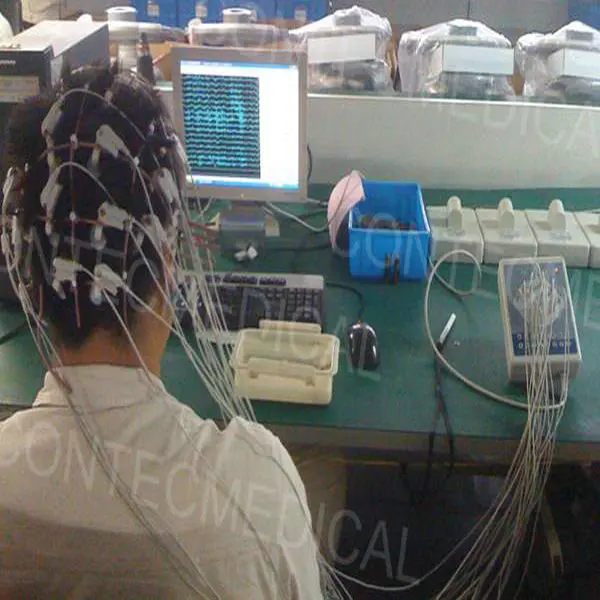 CONTEC KT88-1016 16-Channel Portable Digital EEG Brain Electric Activity Mapping Scanner