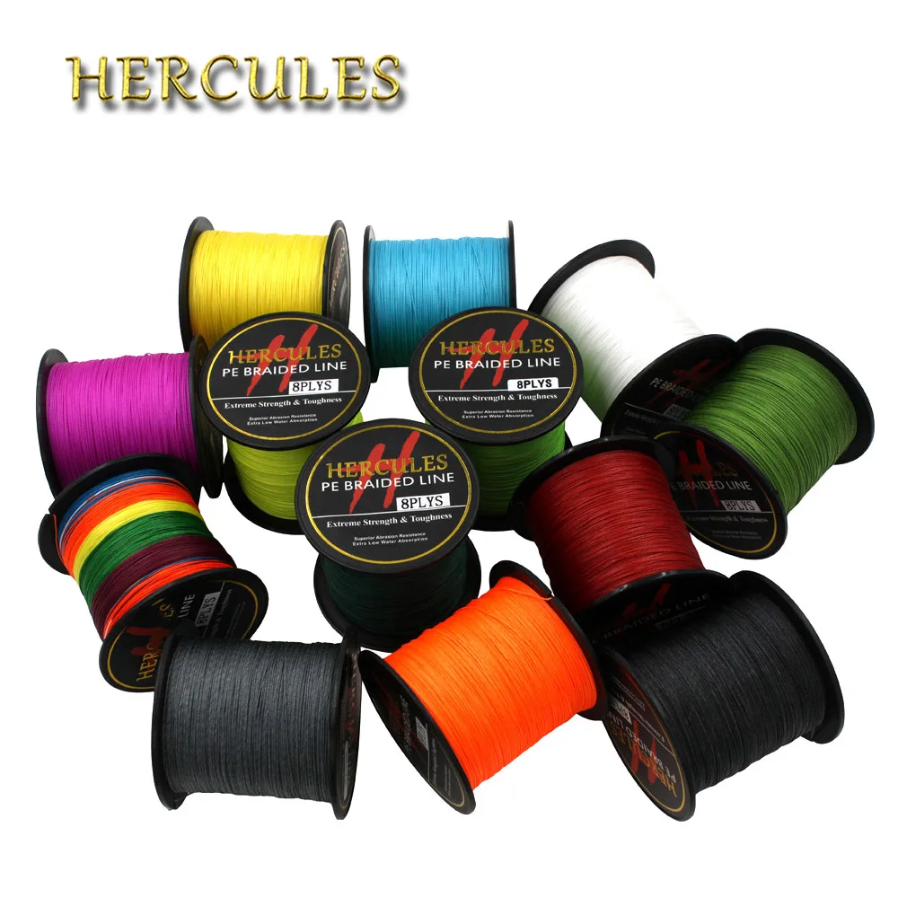 Hercules Fishing Line 8 Strands 100M PE Braided River Carp Casting Accessories Spectra Extreme Fishing Tackle Fishing Cord