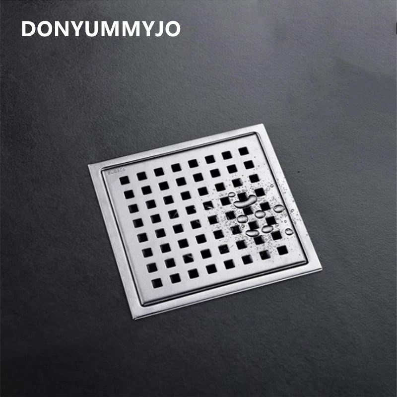 DONYUMMYJO 1pc Stainless steel Floor Drain Balcony Bathroom Hardware Deodorant Anti-return Water Pest Floor Drain