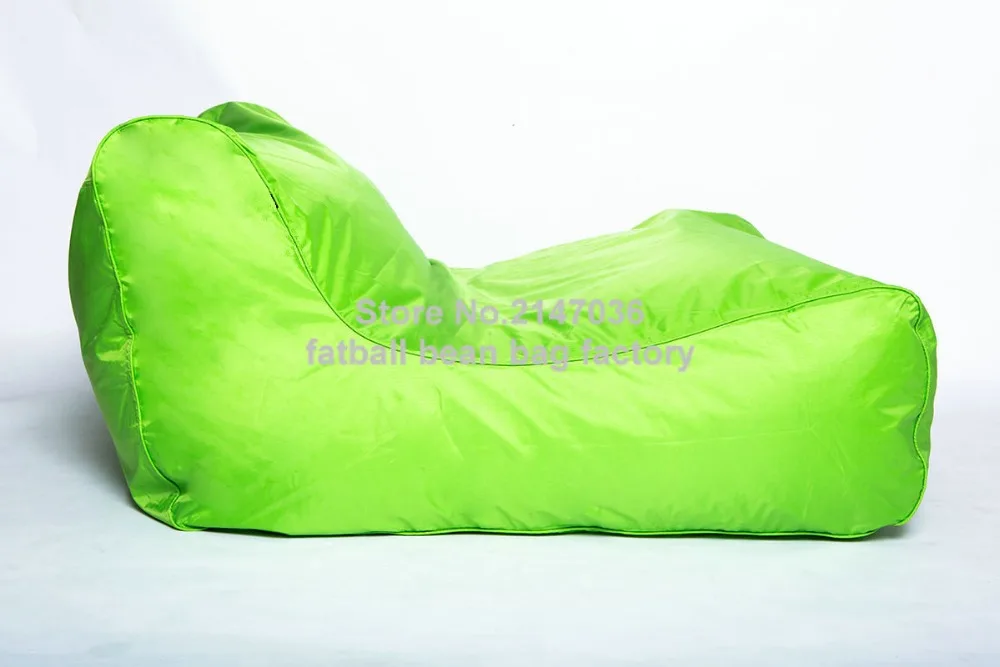 Lime green Large bean bag sofa seat furniture, outdoor beanbag chairs, double room set