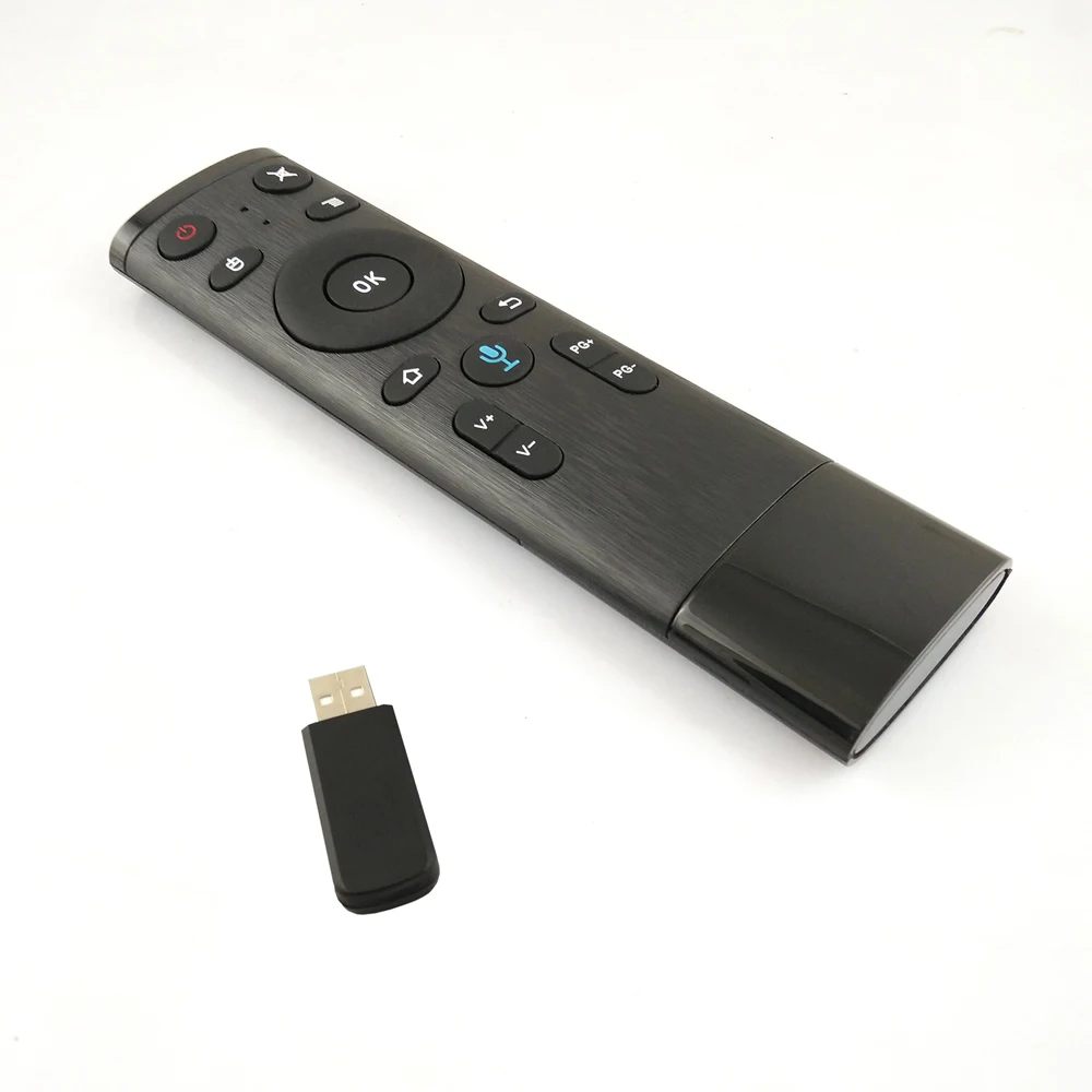 Wireless Air Mouse Voice Control For Gyro Sensing Game 2.4GHz Wireless Microphone Remote Control For Smart TV Box Android PC