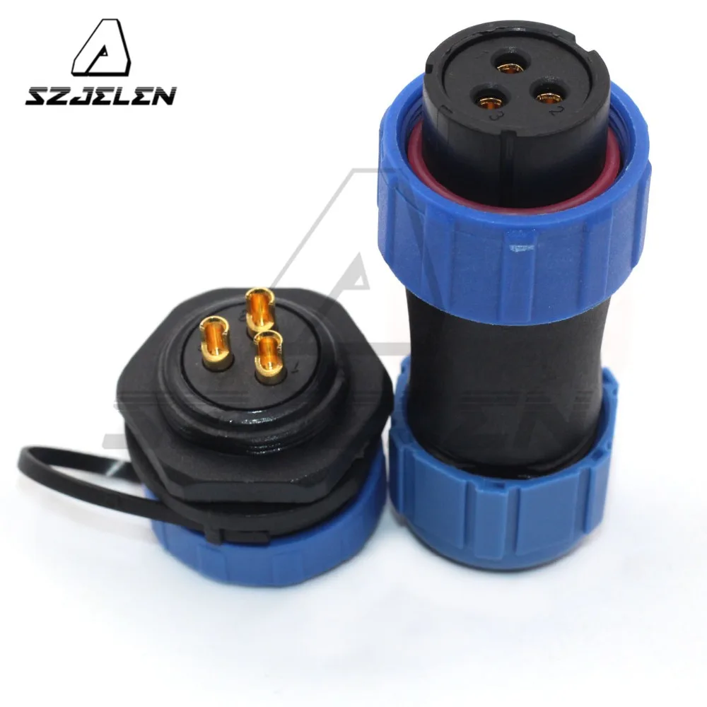 SP2110/SY2112,  Waterproof Connector IP67  Electrical Connector, 2/3/4/5/6/7/8/9/10/12pin IP68 Industrial Powercable Connector