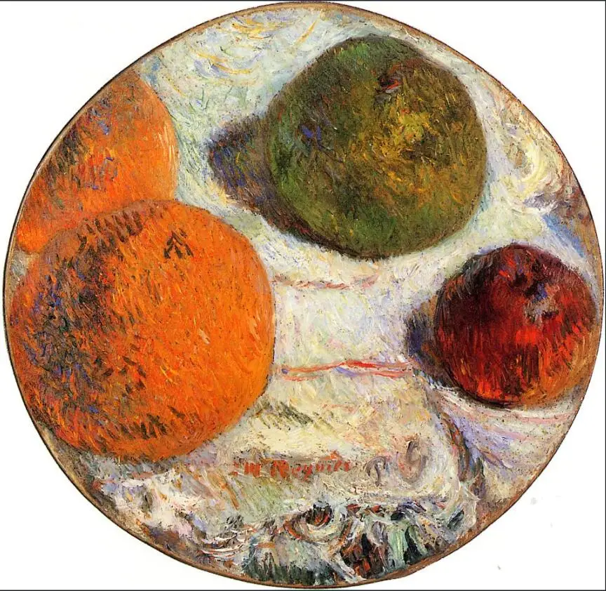 

High quality Oil painting Canvas Reproductions Fruit (1886) by Paul Gauguin hand painted