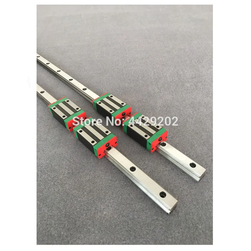 EU RU Delivery 6 set HGR20 Square Linear guide rail HGR20 - 400/700/1000mm+ SFU1605 - 400/700/1000mm Ballscrew+ BK/BF12 CNC part