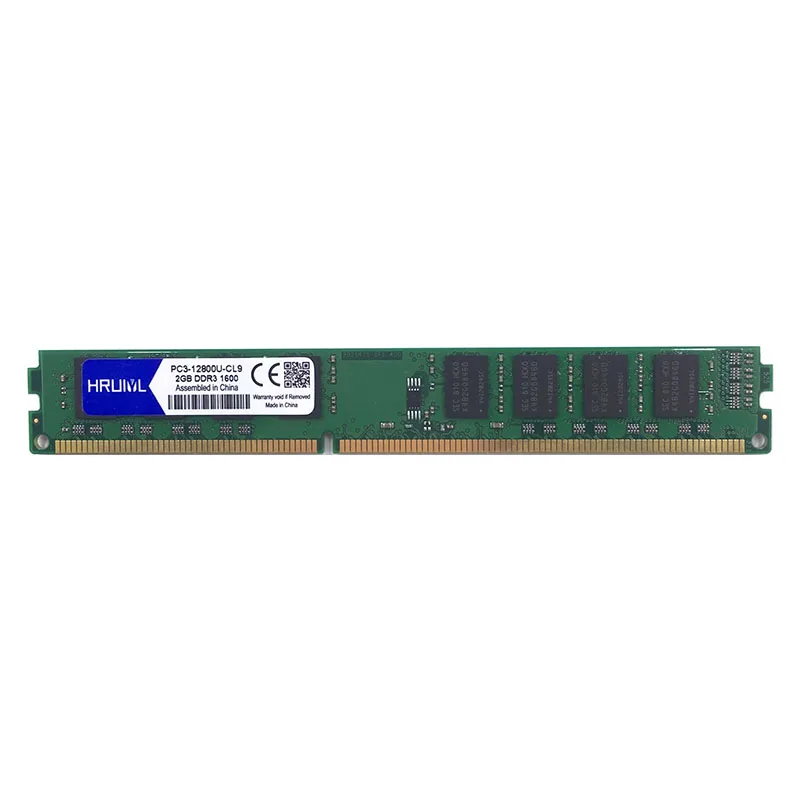 HRUIYL DDR3 1600MHZ 2GB 4GB 8GB PC Memory RAM Memoria Computer Desktop PC3-12800U PC3 12800 1600 MHZ 2G 4G 8G RAM 1.5V 240 pin