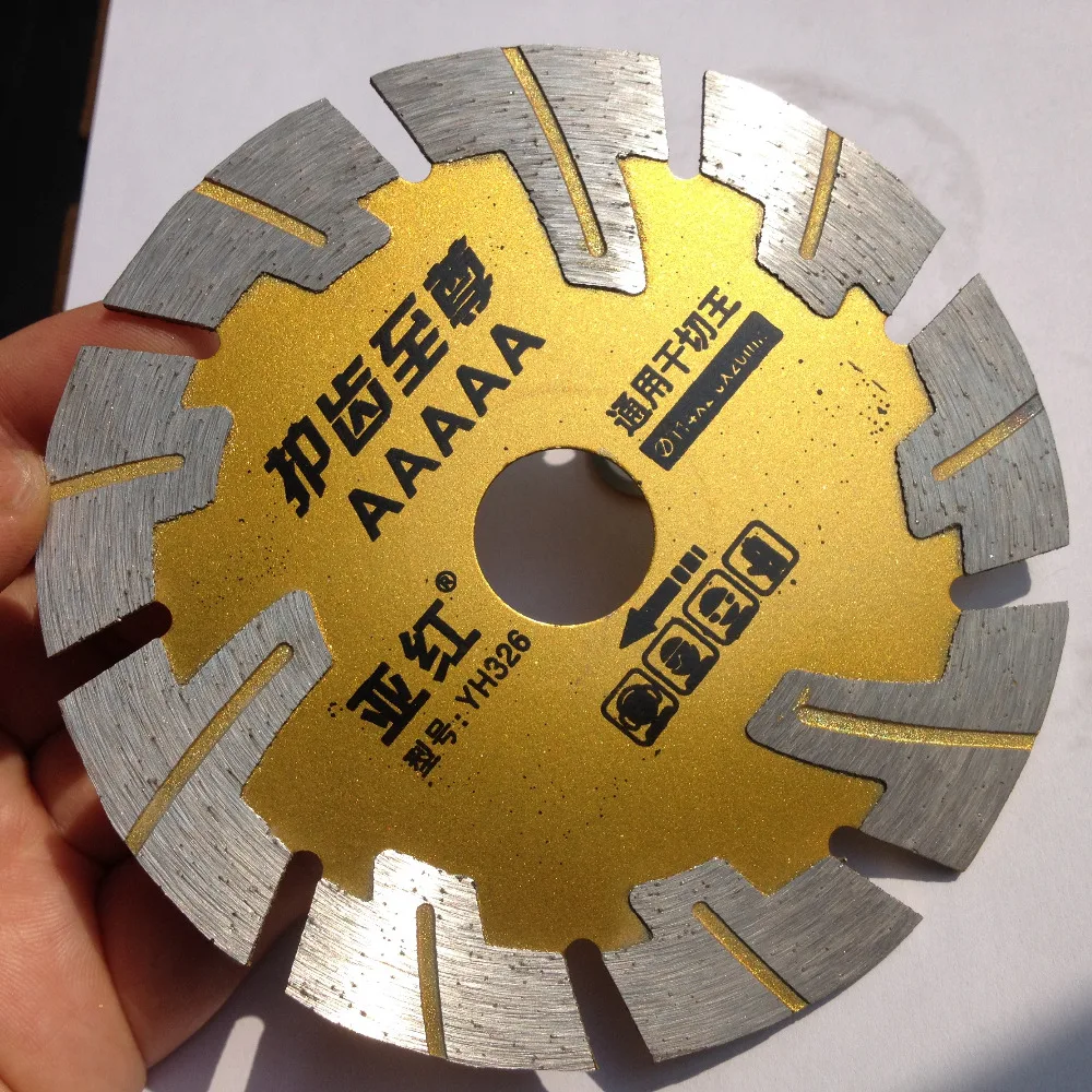 Free Shipping 1PC Protection Segmented 114mm*20*1.8*12mm Dry Cutting Diamond Saw Blade For Concrete Wall Brick With Steel Inside