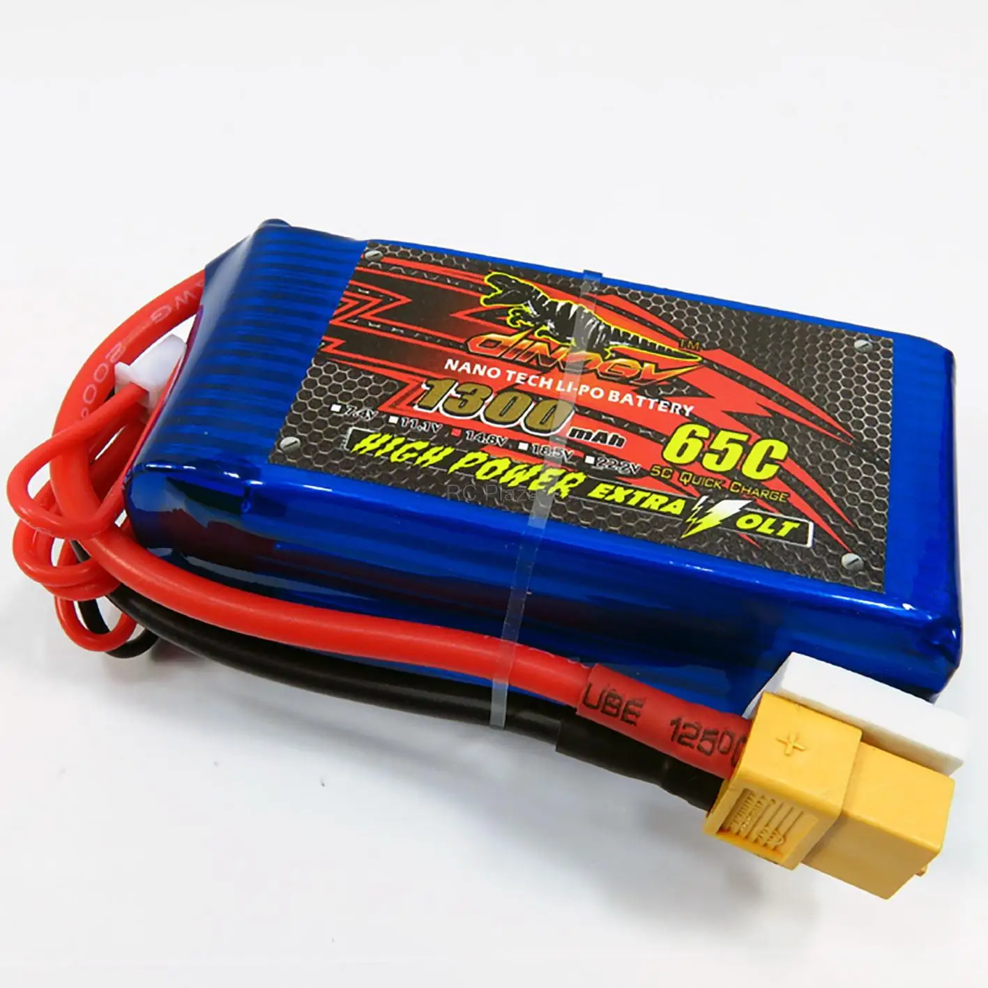 

Dinogy 14,8 V/4S 1300mAh 65C LiPo Battery XT60 PLUG RC FPV Drone Lipolymer power