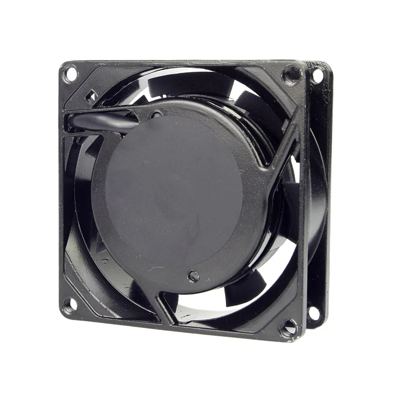 ALSEYE AC 220/240V Fan 80mm Two Ball Bearing Cooling Fan with Cover 50/60 HZ 2600RPM Metal frame 8cm AC cooling fans