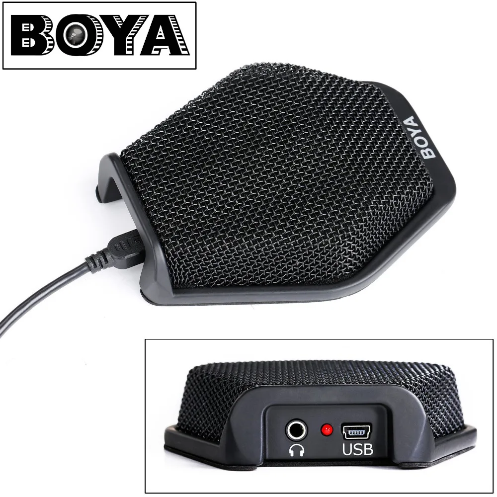 

BOYA BY-MC2 USB Condenser Desktop Conference Computer Microphone for Windows Mac Laptop for Business Meeting, Seminar, Speech