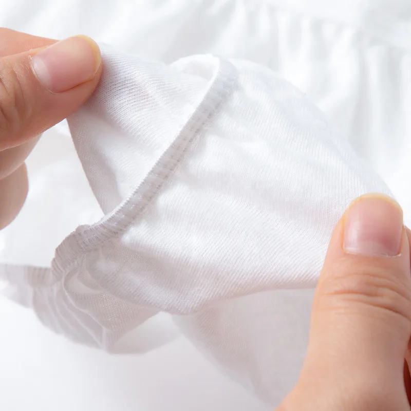 Men\'s 100% Cotton Disposable Panties Male Business Traveling Underwear Hotel Wash-Free Briefs For Men White 40pcs/lot JJ-012M