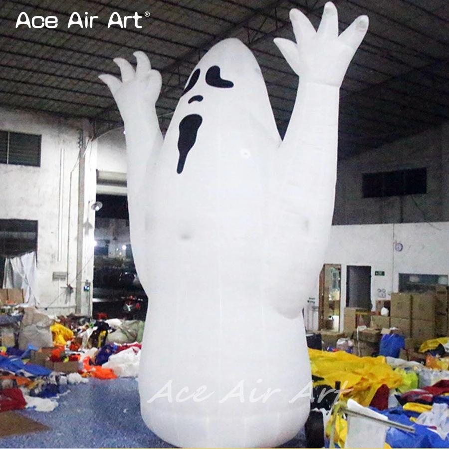 Horrible 4 m H Halloween Model Inflatable Ghost with Threatem Gestures Made in China